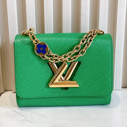 LV Twist PM in Emerald Green Epi Leather