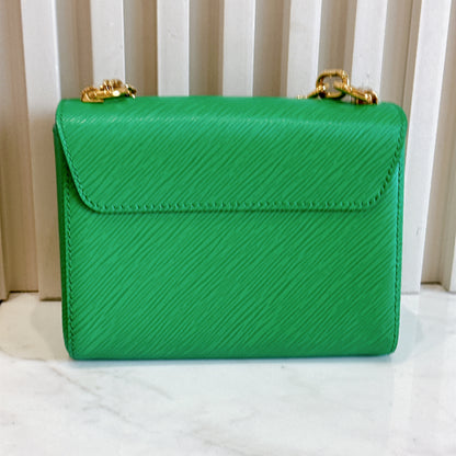 LV Twist PM in Emerald Green Epi Leather