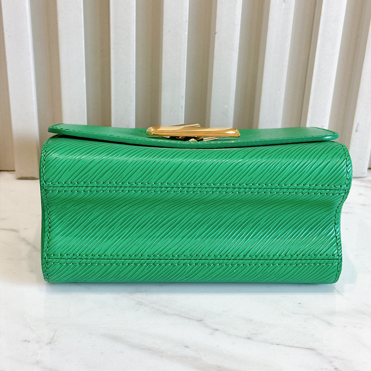 LV Twist PM in Emerald Green Epi Leather