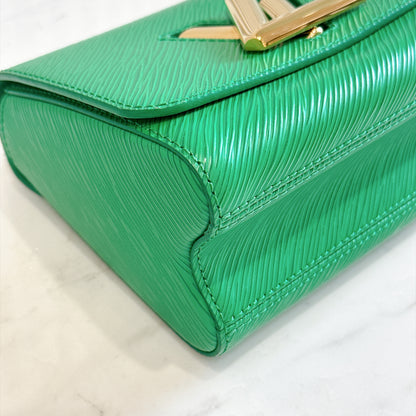 LV Twist PM in Emerald Green Epi Leather