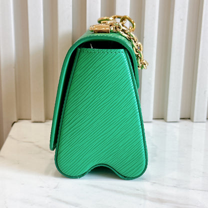 LV Twist PM in Emerald Green Epi Leather