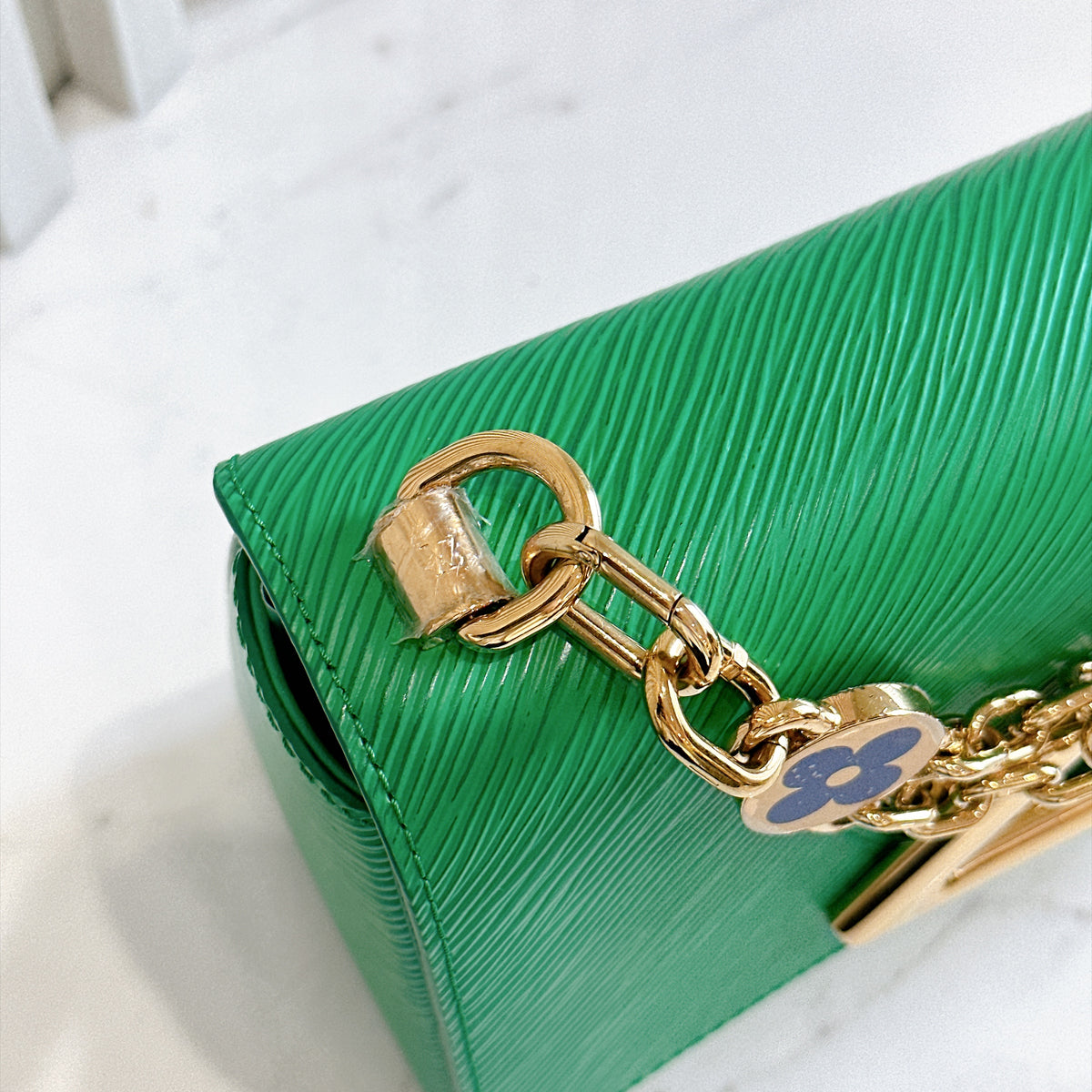 LV Twist PM in Emerald Green Epi Leather