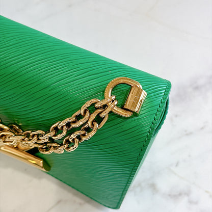 LV Twist PM in Emerald Green Epi Leather