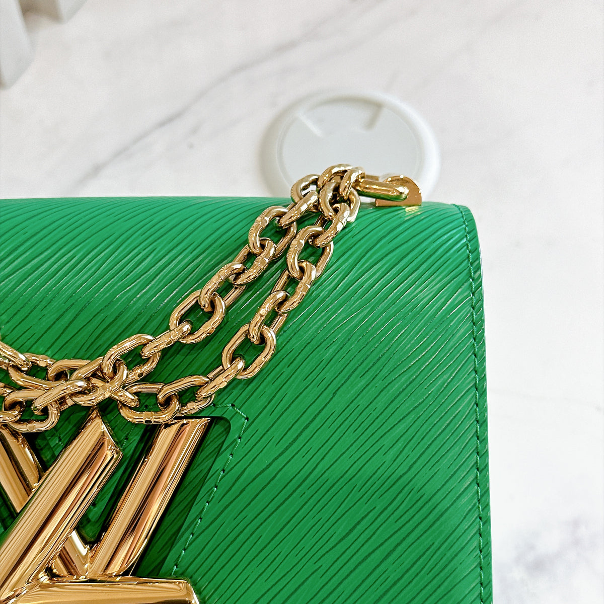 LV Twist PM in Emerald Green Epi Leather