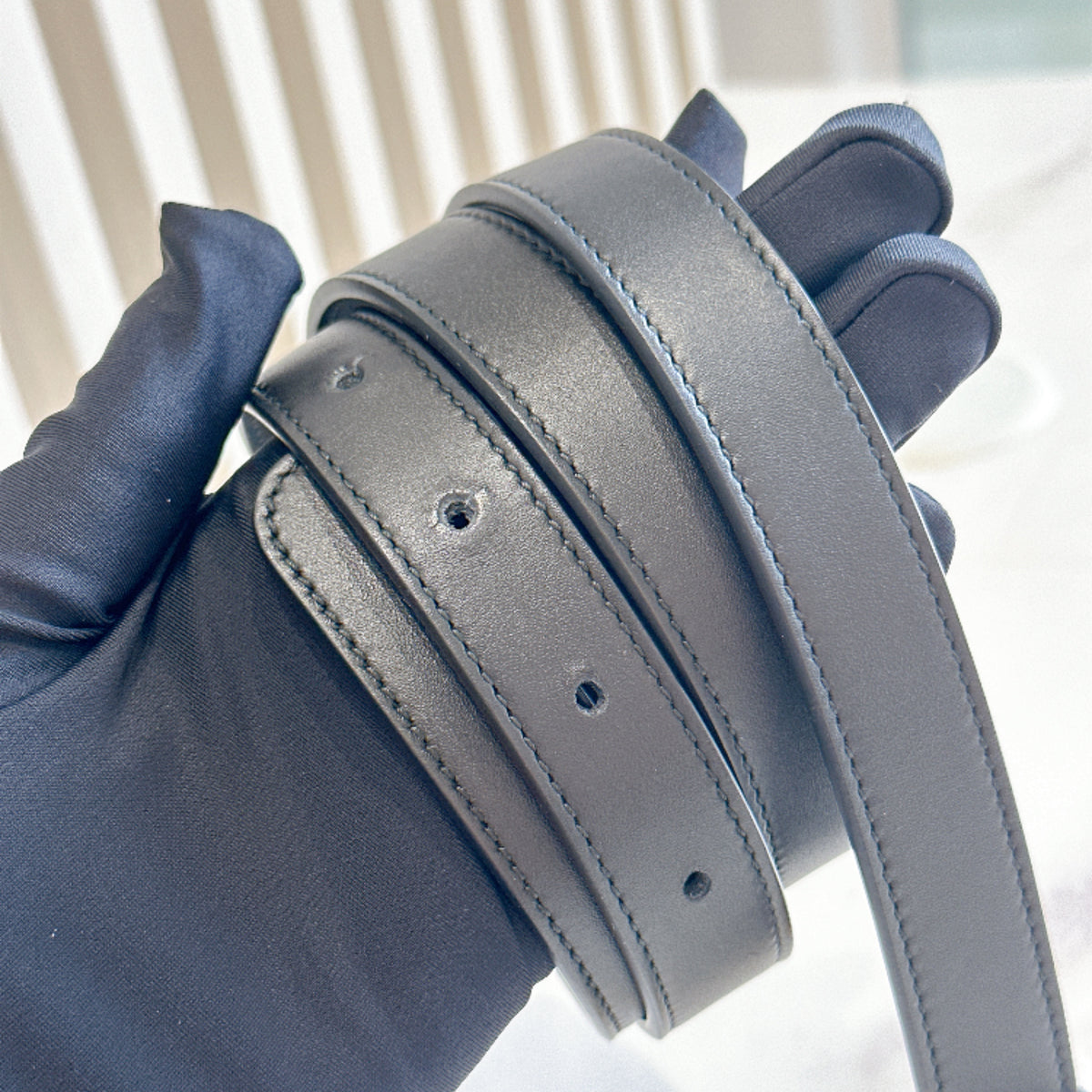 Gucci Marmont Black Belt in GHW