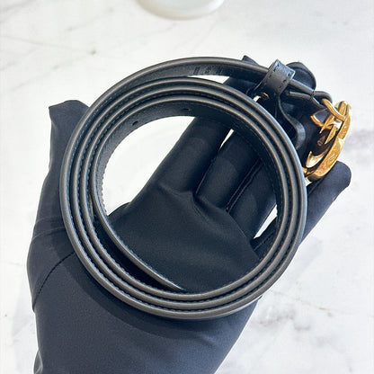 Gucci Marmont Black Belt in GHW