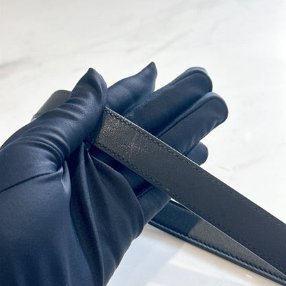 Gucci Marmont Black Belt in GHW