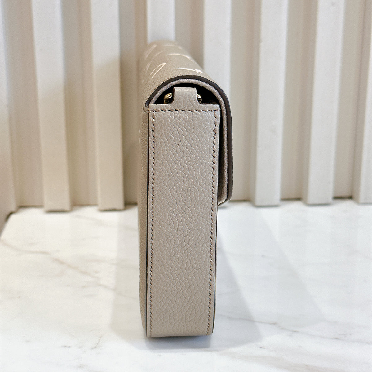 LV Felicie Pochette in Touterelle/Creme Empreinte Leather
