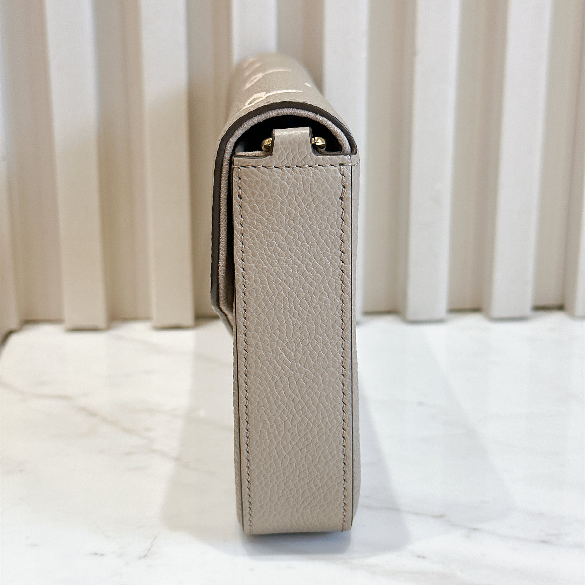 LV Felicie Pochette in Touterelle/Creme Empreinte Leather