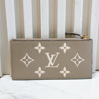 LV Felicie Pochette in Touterelle/Creme Empreinte Leather