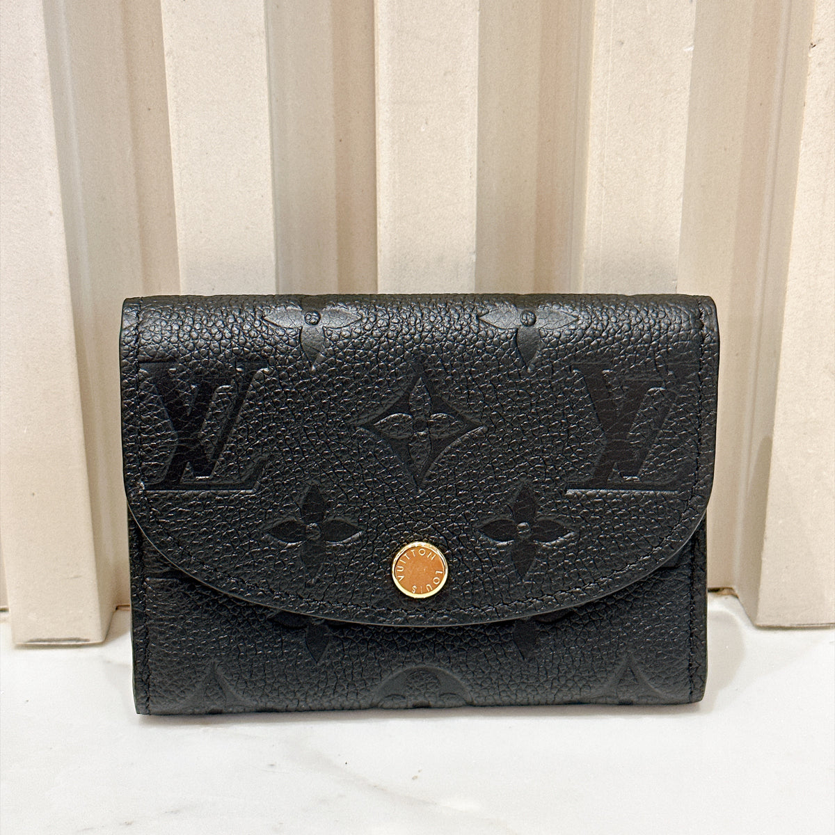 LV Rosalie Coin Purse in Black Empreinte