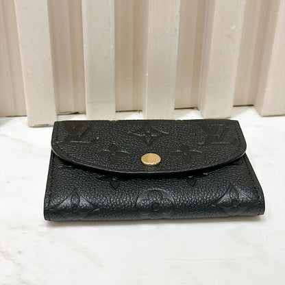LV Rosalie Coin Purse in Black Empreinte