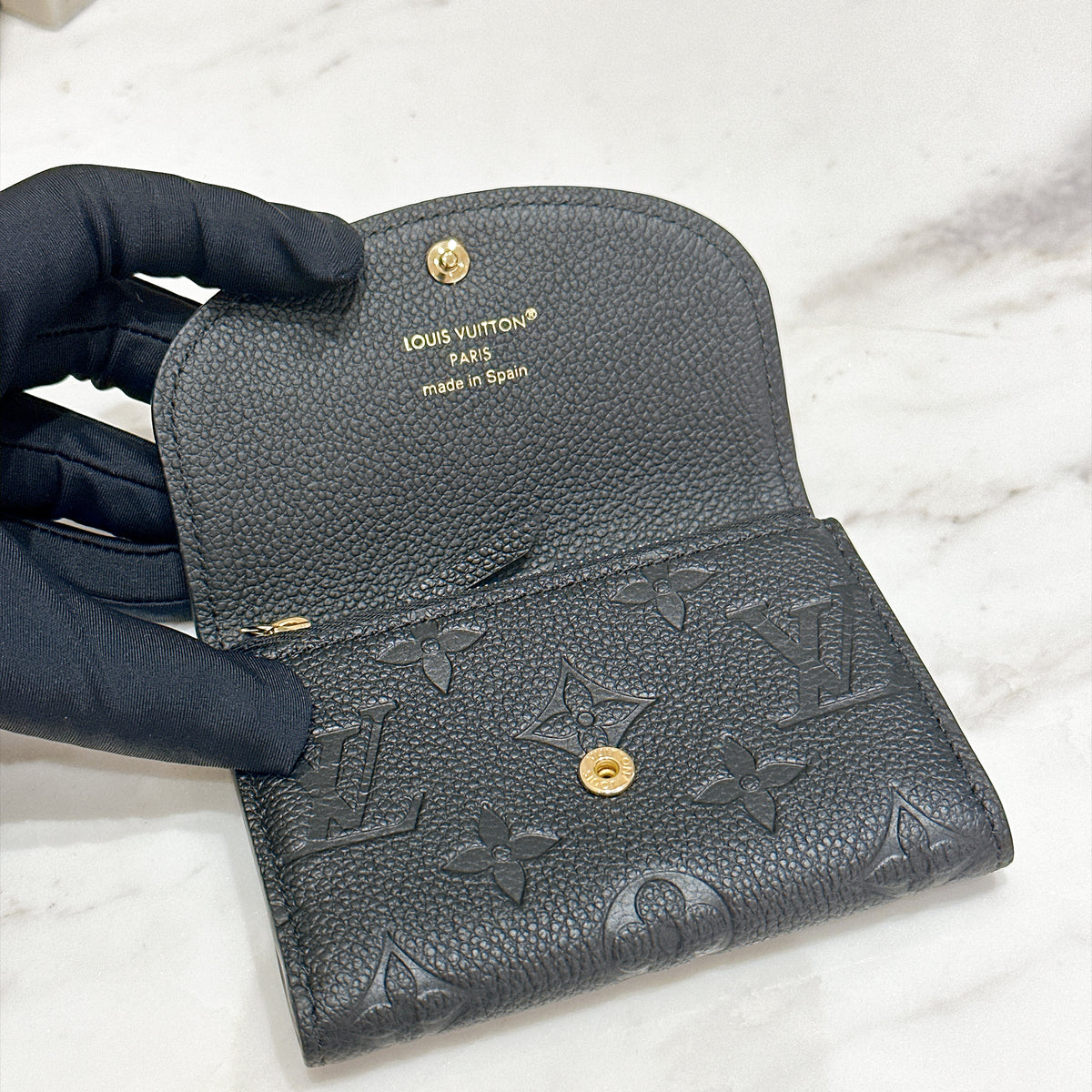 LV Rosalie Coin Purse in Black Empreinte