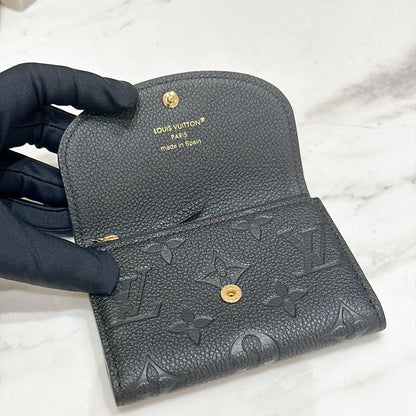 LV Rosalie Coin Purse in Black Empreinte