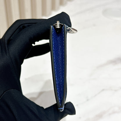 LV Taigarama Coin Card Holder in Cobalt Blue
