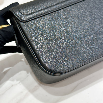 LV Lockme Tender in Black in Grained Calf Leather