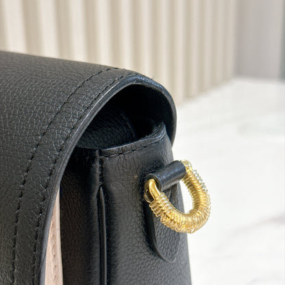 LV Lockme Tender in Black in Grained Calf Leather