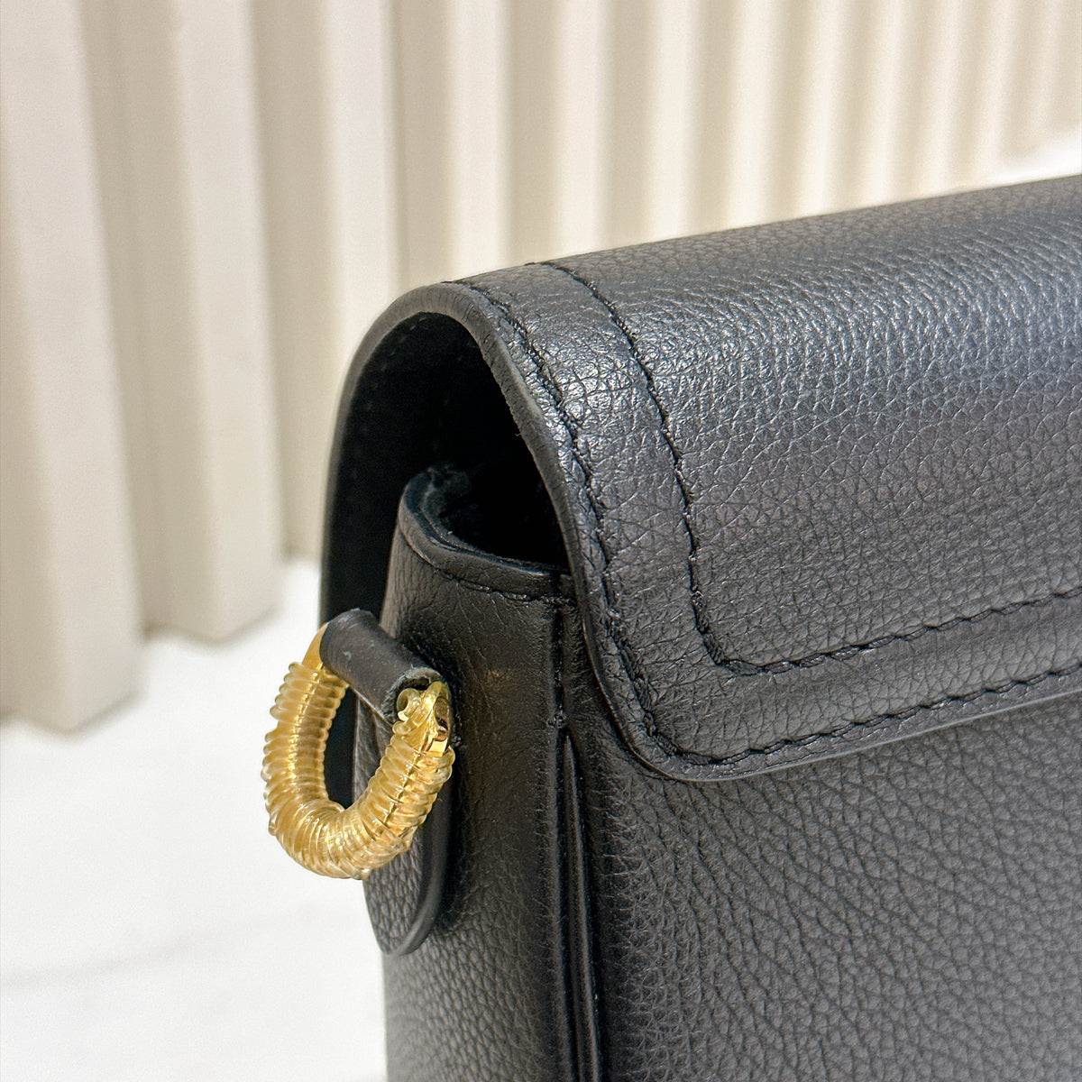 LV Lockme Tender in Black in Grained Calf Leather