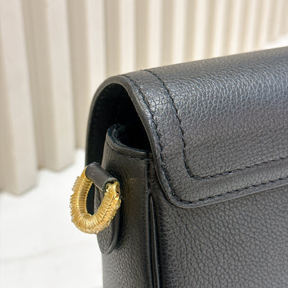 LV Lockme Tender in Black in Grained Calf Leather