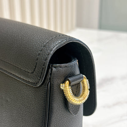 LV Lockme Tender in Black in Grained Calf Leather