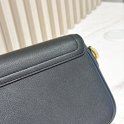 LV Lockme Tender in Black in Grained Calf Leather
