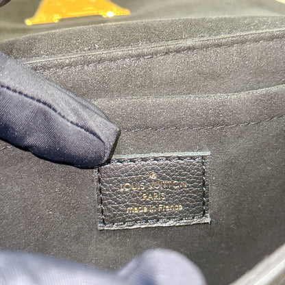 LV Lockme Tender in Black in Grained Calf Leather