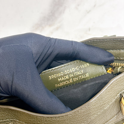 Balenciaga City Mini in Khaki GHW