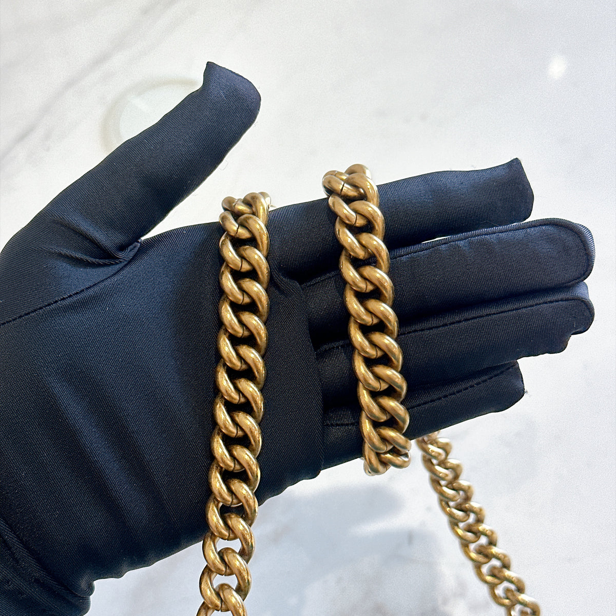 Gucci GG Marmont Small in Turquoise Velvet