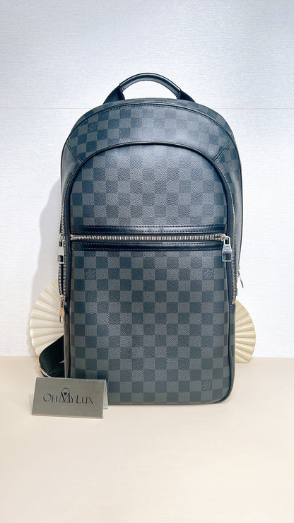 LV Damier Graphite Michael Backpack