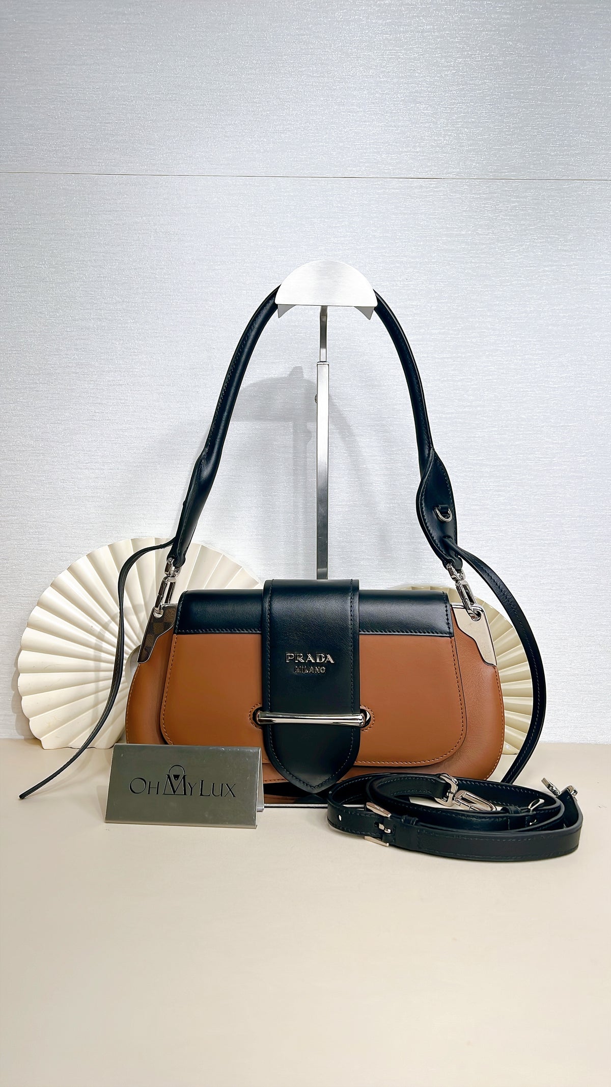 Prada Sidonie Shoulder Bag in Calfskin