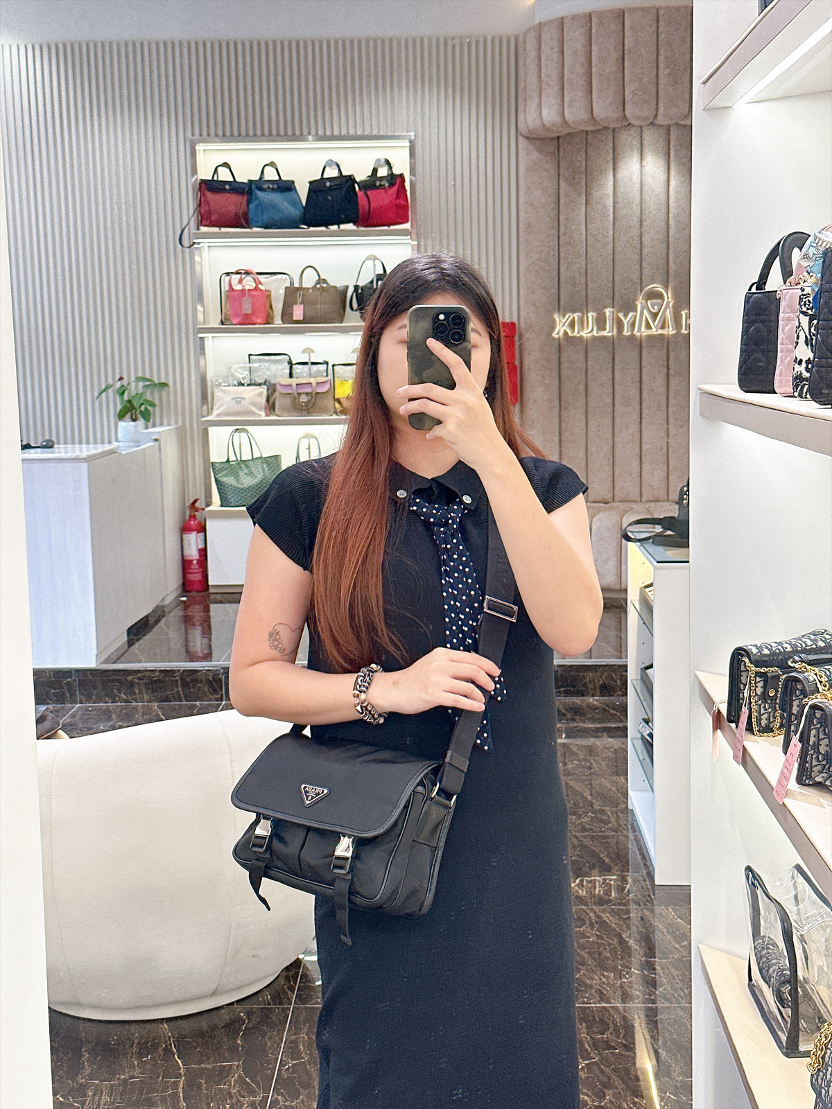 Prada Tessuto Messenger Bag