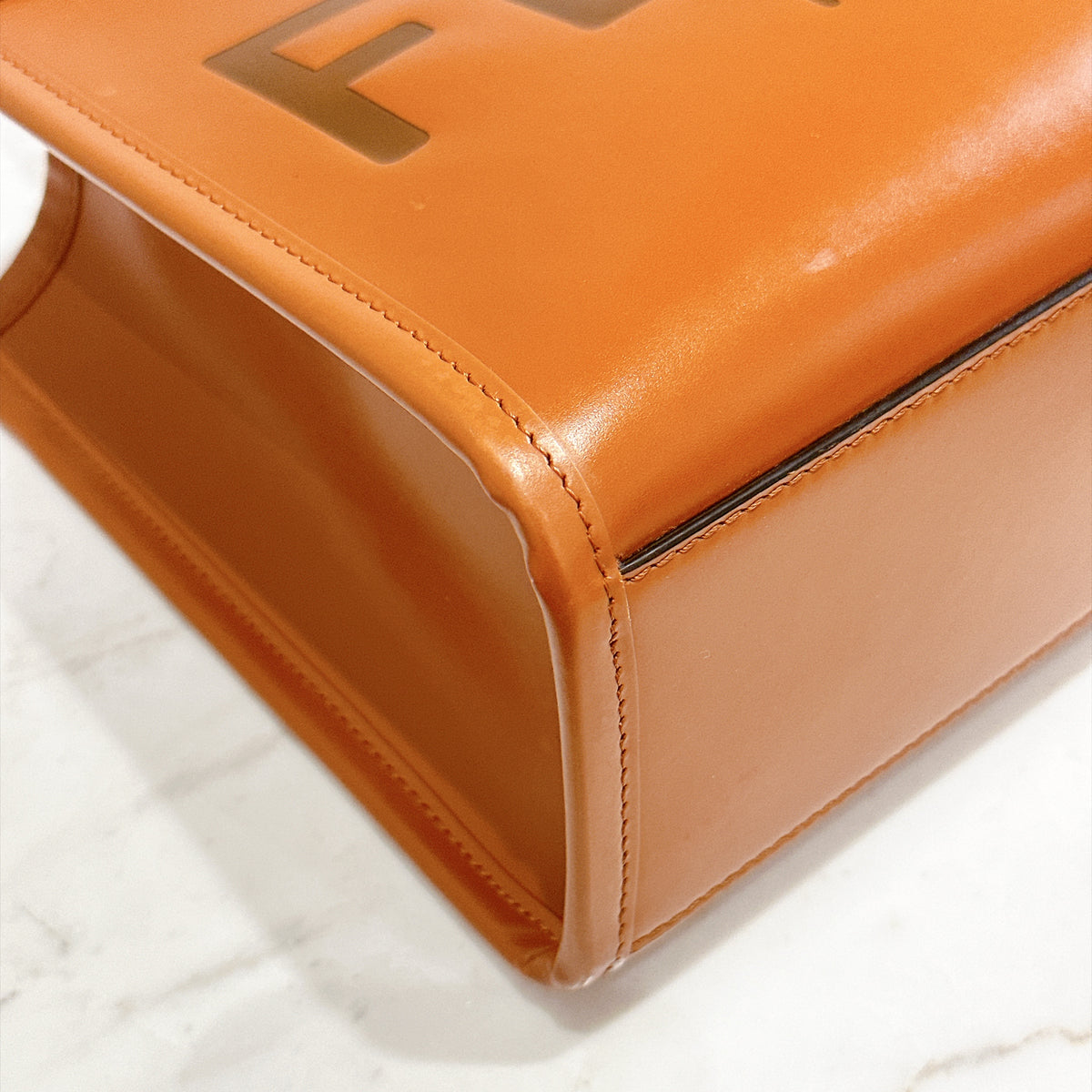 Fendi Sunshine Small Tote in Brown