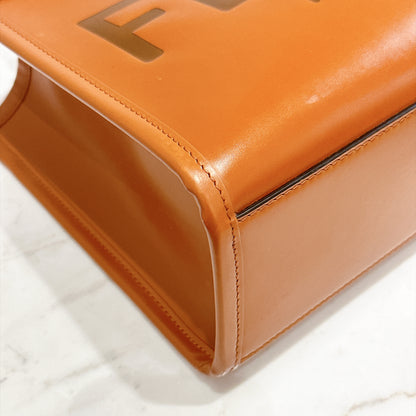 Fendi Sunshine Small Tote in Brown
