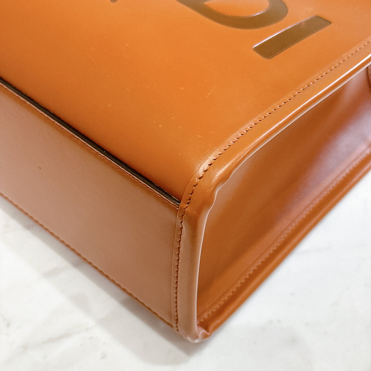 Fendi Sunshine Small Tote in Brown