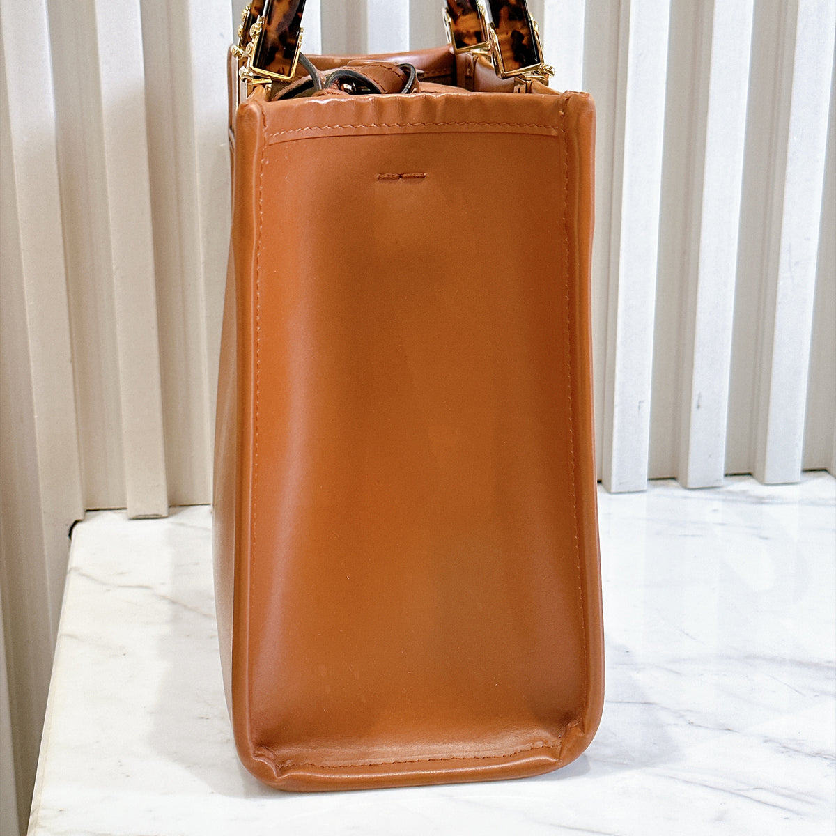 Fendi Sunshine Small Tote in Brown
