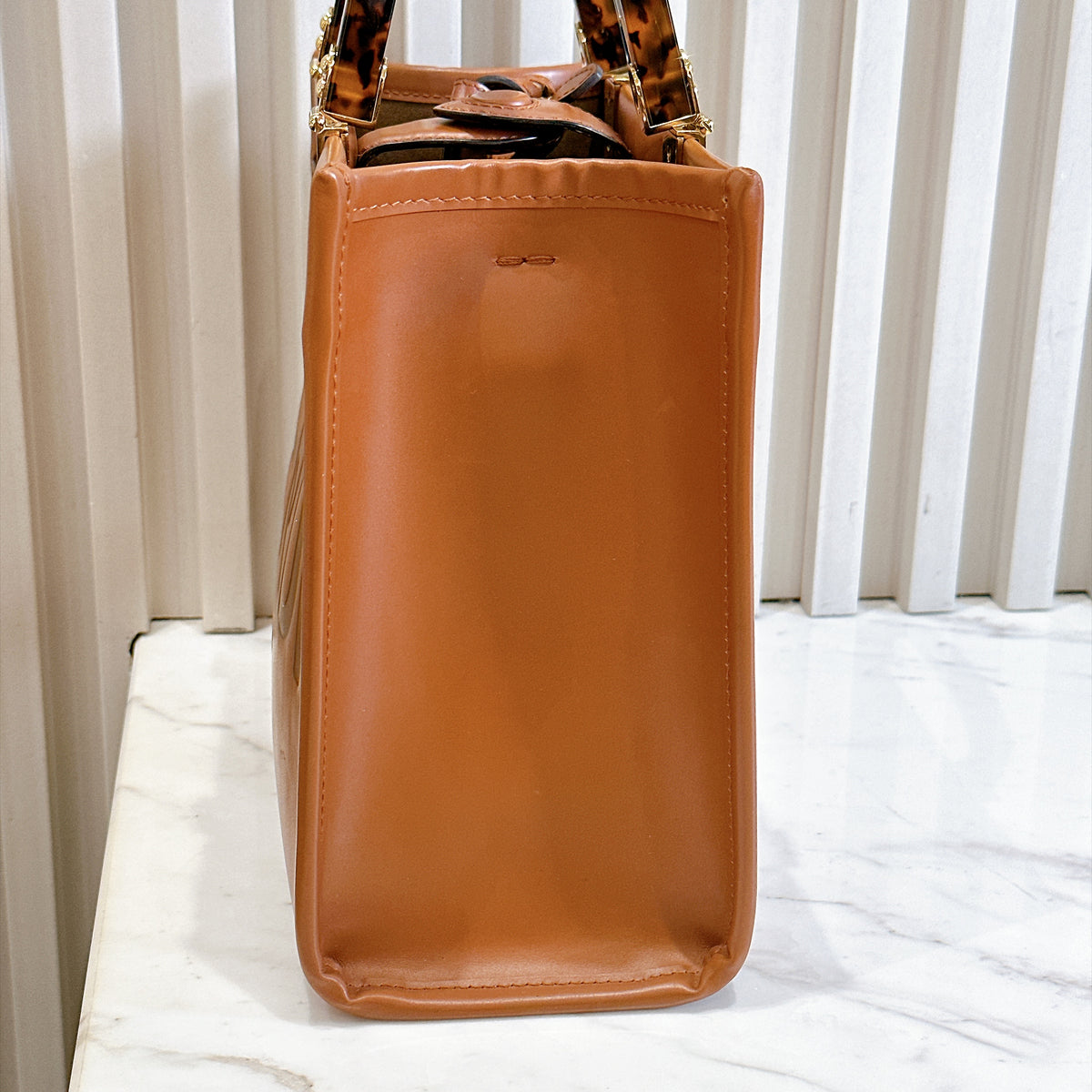 Fendi Sunshine Small Tote in Brown