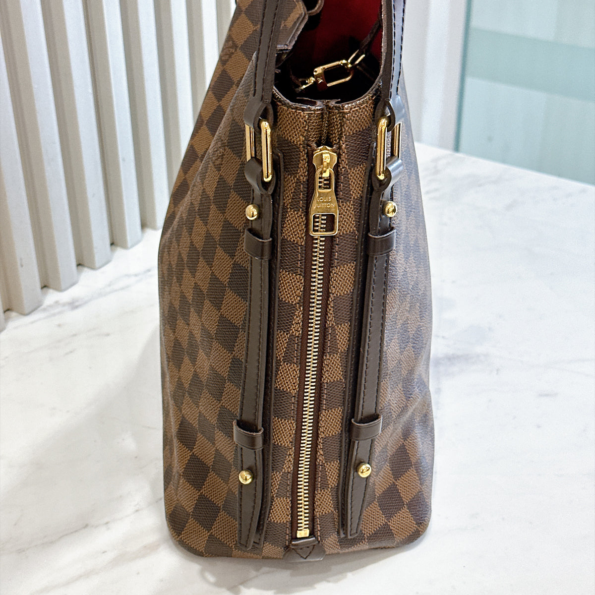 LV Damier Ebene Cabas Rivington