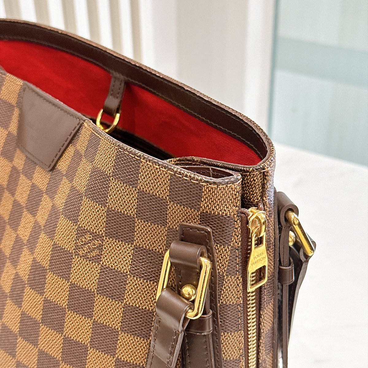 LV Damier Ebene Cabas Rivington