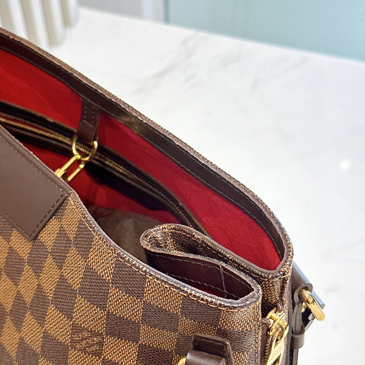 LV Damier Ebene Cabas Rivington