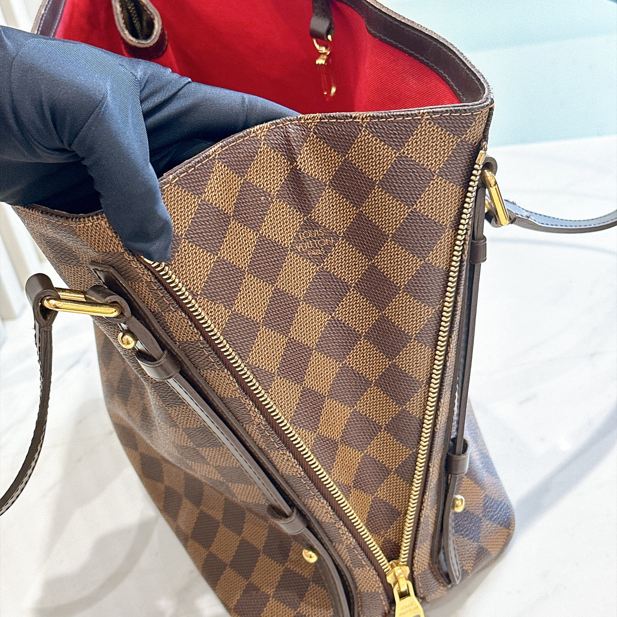 LV Damier Ebene Cabas Rivington