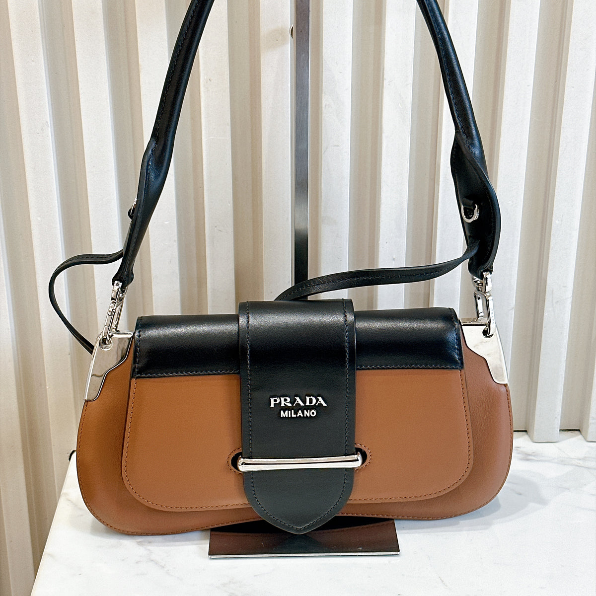 Prada Sidonie Shoulder Bag in Calfskin
