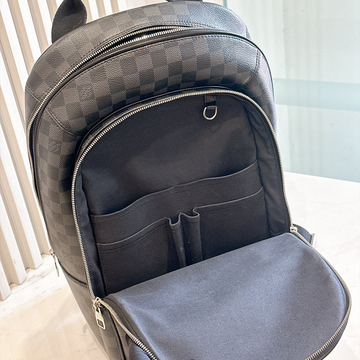 LV Damier Graphite Michael Backpack