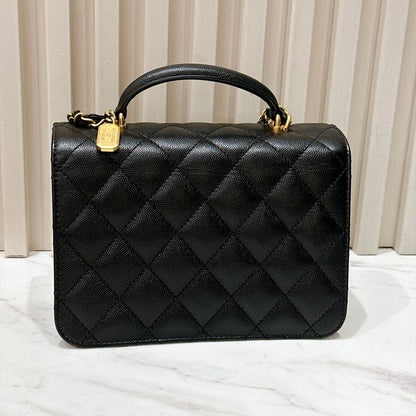 Chanel 23B Quilted Accordion Flap Bag