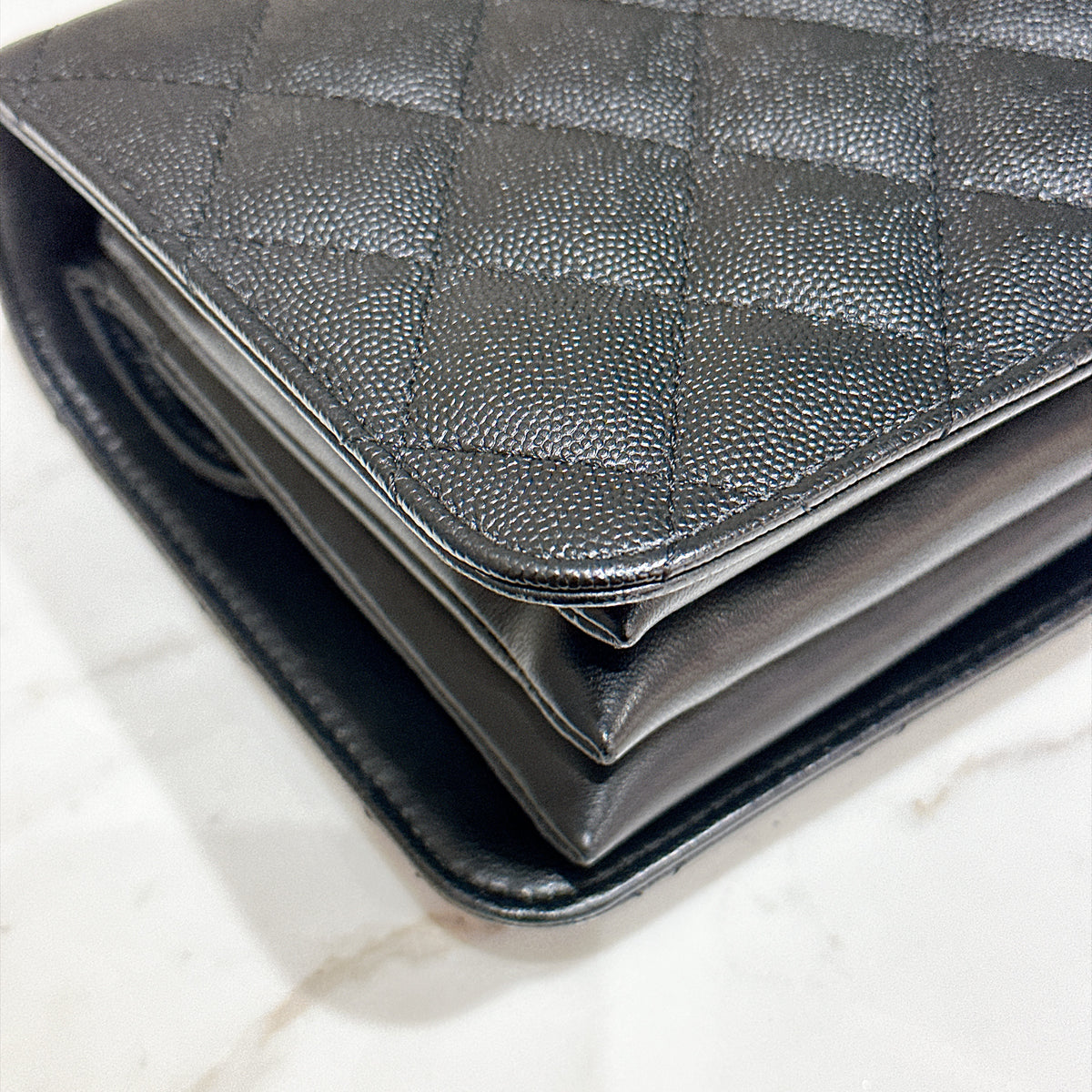 Chanel 23B Quilted Accordion Flap Bag