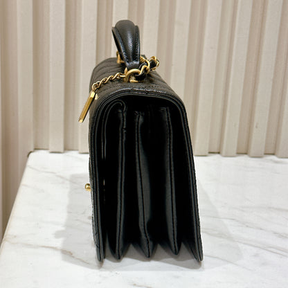 Chanel 23B Quilted Accordion Flap Bag