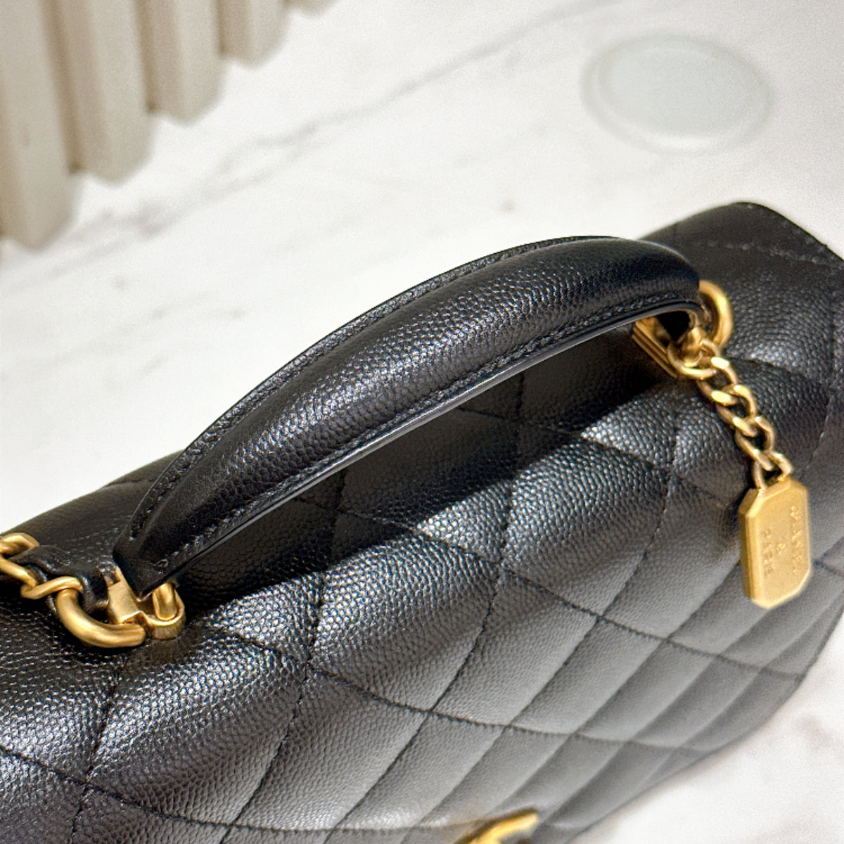 Chanel 23B Quilted Accordion Flap Bag