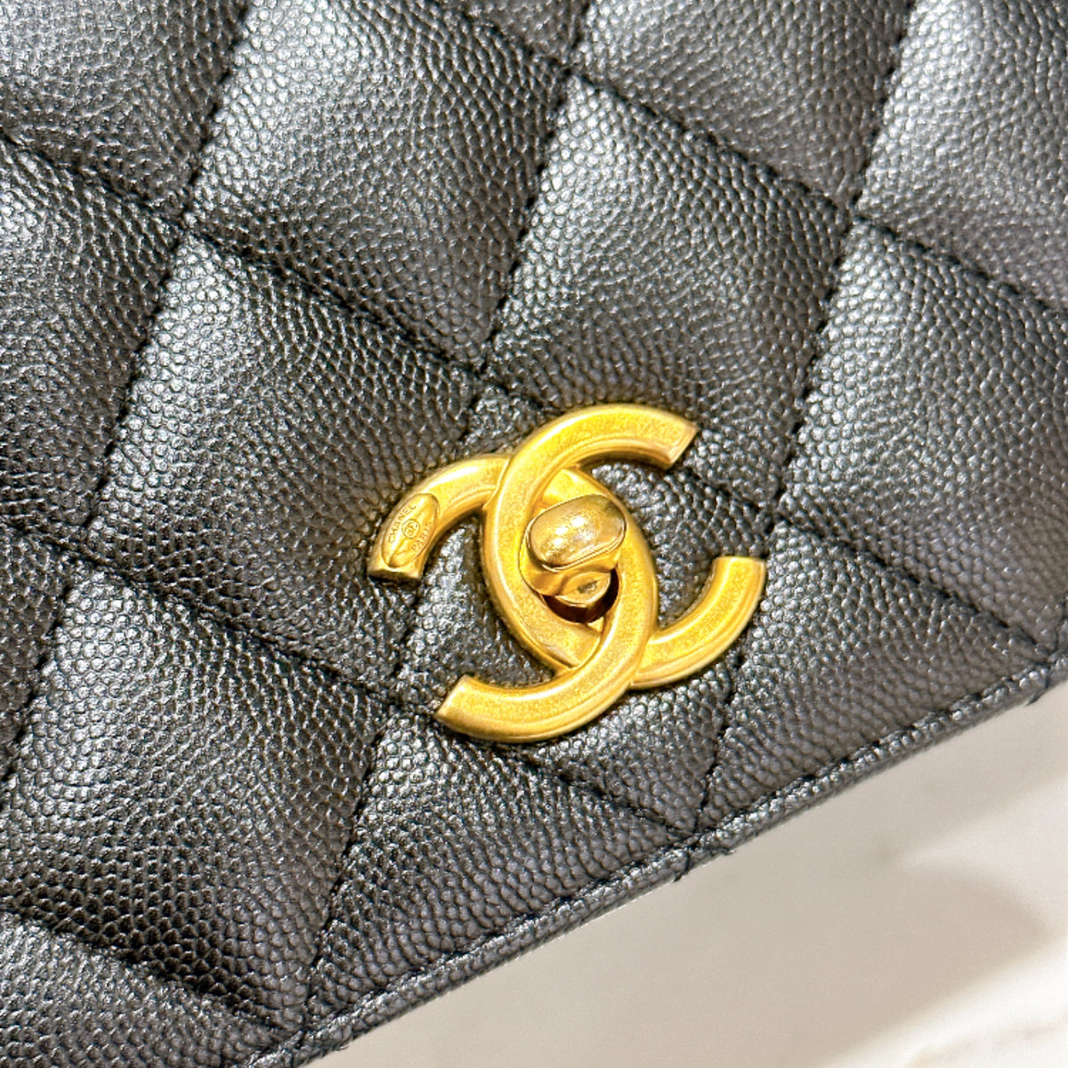 Chanel 23B Quilted Accordion Flap Bag