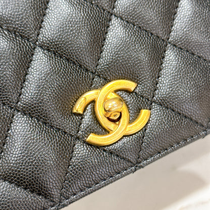 Chanel 23B Quilted Accordion Flap Bag
