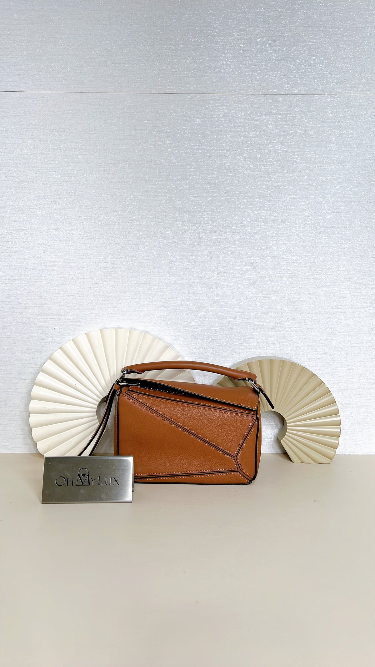 Loewe Puzzle Mini in Tan