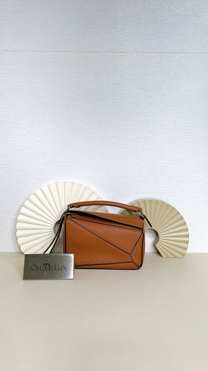 Loewe Puzzle Mini in Tan